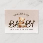 We kunnen Baby shower boeken wachten op Baby Informatiekaartje (Voorkant)
