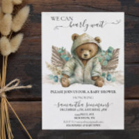 We kunnen Baby shower Boho Beer afwachten.