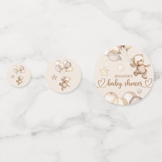 We kunnen Baby shower Confetti afwachten (Voorkanten)