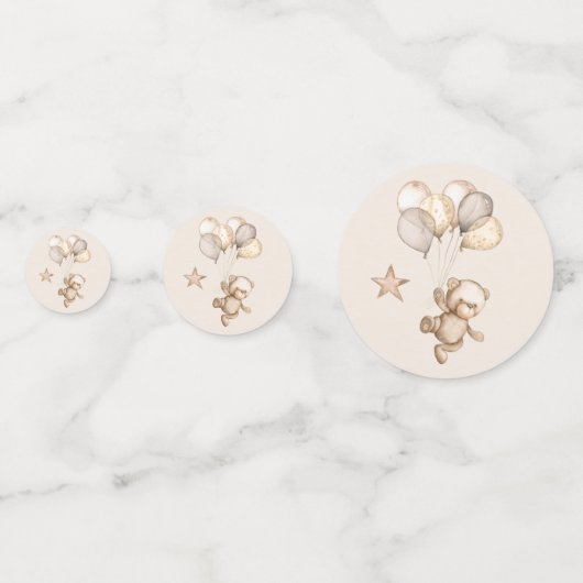 We kunnen Baby shower Confetti afwachten (Achterkanten)