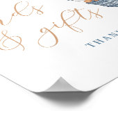 We kunnen Baby shower Kaarten en cadeaus afwachten Poster (Hoek)