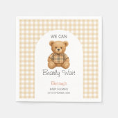 We kunnen Baby shower paper Napkin snel afwachten Servet (Voorkant)
