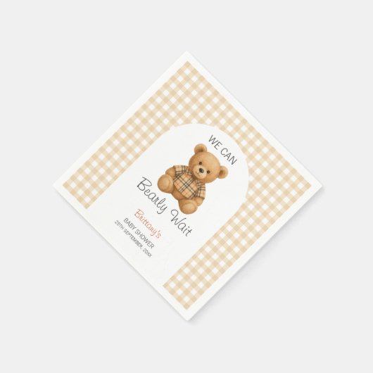 We kunnen Baby shower paper Napkin snel afwachten Servet (Hoek)