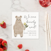 We kunnen Baby shower Papier Napkins snel afwachte Servet (Insitu)