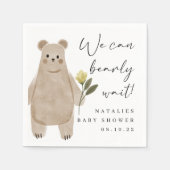 We kunnen Baby shower Papier Napkins snel afwachte Servet (Voorkant)