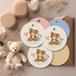 We kunnen Baby shower Pink bijna wachten dank je Bedankjes Labels