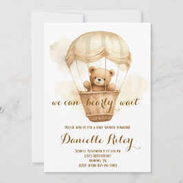 We kunnen Baby shower Teddy Bear afwachten. Kaart