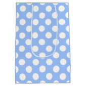 We kunnen Barly Wachten Baby shower teddybeer polk Medium Cadeauzakje (Achterkant)