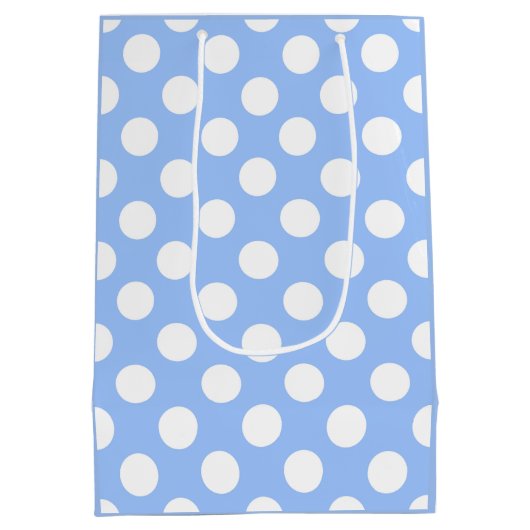 We kunnen Barly Wachten Baby shower teddybeer polk Medium Cadeauzakje (Achterkant)