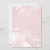 We kunnen bearly wachten meisje schattig beer baby kaart (Achterkant)