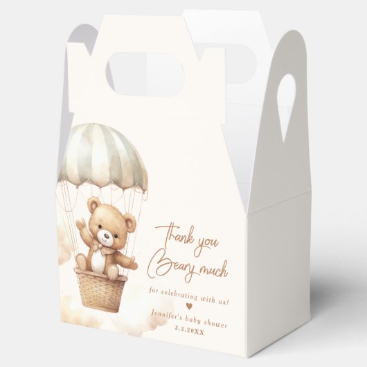 We kunnen bearly wachten teddybeer dank u beary ve bedankdoosjes (Geopend)