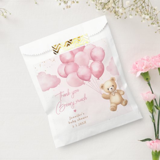 We kunnen bearly wachten teddybeer dank u beary ve bedankzakje (Gezegeld)