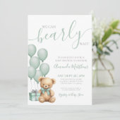 We kunnen Beer Baby shower afwachten Kaart (Staand voorkant)
