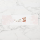 We kunnen Beer Baby shower afwachten Waterfles Etiket (Enkel label)