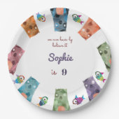 We kunnen beer-ly geloven dat het een leuke verjaa papieren bordje (Voorkant)