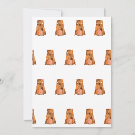 We kunnen beer-ly geloven dat het kinderen verjaar kaart (Achterkant)