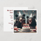 We kunnen beer-ly het geloven! Beer verjaardag Kaart (Voorkant / Achterkant)