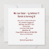 We kunnen beer-ly het geloven! Beer verjaardag Kaart (Achterkant)