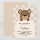 We kunnen Beer-ly wachten | Schattige Beer aangezi Kaart (Voorkant / Achterkant)