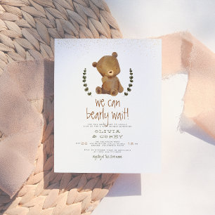 We kunnen Beer Wreator & Gold Baby shower lang wac Briefkaart