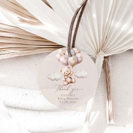 We kunnen bijna Beer wachten met ballonnen Baby sh Bedankjes Labels