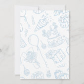 We kunnen bijna niet blauw wachten kaart (Achterkant)