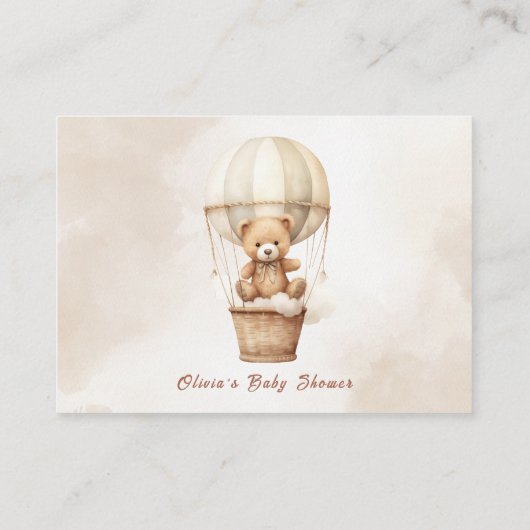 We kunnen bijna niet raden hoeveel Baby shower spe Informatiekaartje (Achterkant)