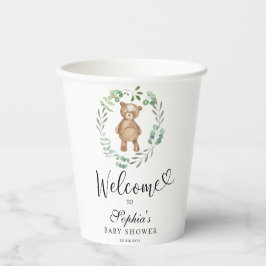 We kunnen bijna niet wachten baby shower papieren bekers