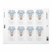 We kunnen bijna niet wachten Boy Girl Twins Dank j Etiket (Full Sheet)