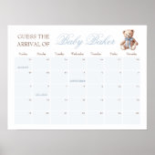 We kunnen bijna niet wachten om de aankomstdatum v poster (Voorkant)