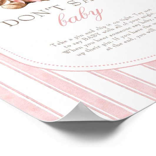 We kunnen bijna niet wachten om geen Baby-spelbord Poster (Hoek)