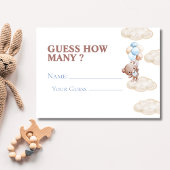 We kunnen bijna niet wachten om te raden hoeveel G Informatiekaartje