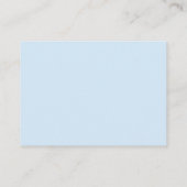 We kunnen bijna niet wachten op blauwe ballon luie informatiekaartje (Achterkant)