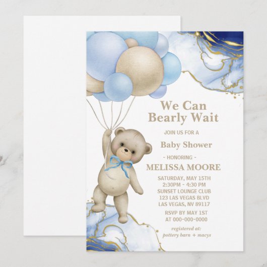 We kunnen bijna niet wachten op champagne kaart (Voorkant / Achterkant)