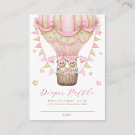 We kunnen bijna niet wachten op een tweeling meisj informatiekaartje