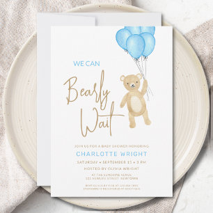 We kunnen bijna niet wachten op het Baby shower va Kaart