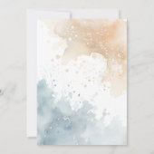 We kunnen bijna niet wachten op het Denim Teddy Be Kaart (Achterkant)