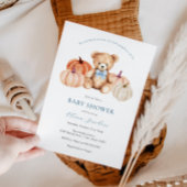 We kunnen bijna niet wachten op Pumpkin Teddy Bear Kaart