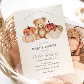 We kunnen bijna niet wachten op Pumpkin Teddy Bear Kaart