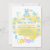 We kunnen bijna niet wachten op Schattige Boy Baby Kaart (Voorkant)