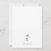 We kunnen bijna niet wachten op Teddy Bear Baby sh Kaart (Achterkant)