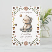 We kunnen bijna niet wachten op Waterverf Beer zwa Aankondiging (Staand voorkant)