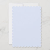 We kunnen bijna niet wachten Teddy Balloon Baby Sh Kaart (Achterkant)