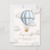 We kunnen bijna niet wachten Teddybeer Luier Raffe Kaart (Voorkant)