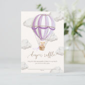 We kunnen bijna niet wachten Teddybeer Luiers Raff Kaart (Staand voorkant)