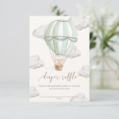 We kunnen bijna niet wachten Teddybeer Luiers Raff Kaart (Staand voorkant)