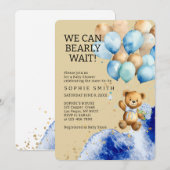 We kunnen bijna niet wachten tot Royal Blue en Gol Kaart (Voorkant / Achterkant)