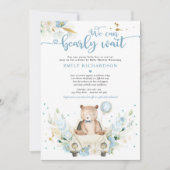 We kunnen bijna niet wachten tot Teddy Bear met he Kaart (Voorkant)