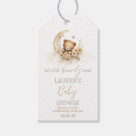 We kunnen bijna wachten baby shower cadeau labels cadeaulabel