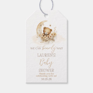We kunnen bijna wachten baby shower cadeau labels cadeaulabel